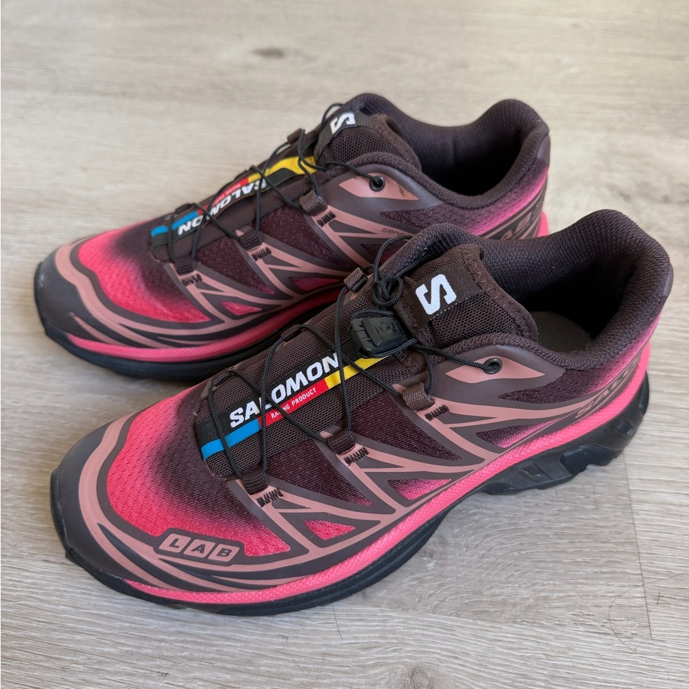 Salomon XT-6 black coffee/french roast/rouge red